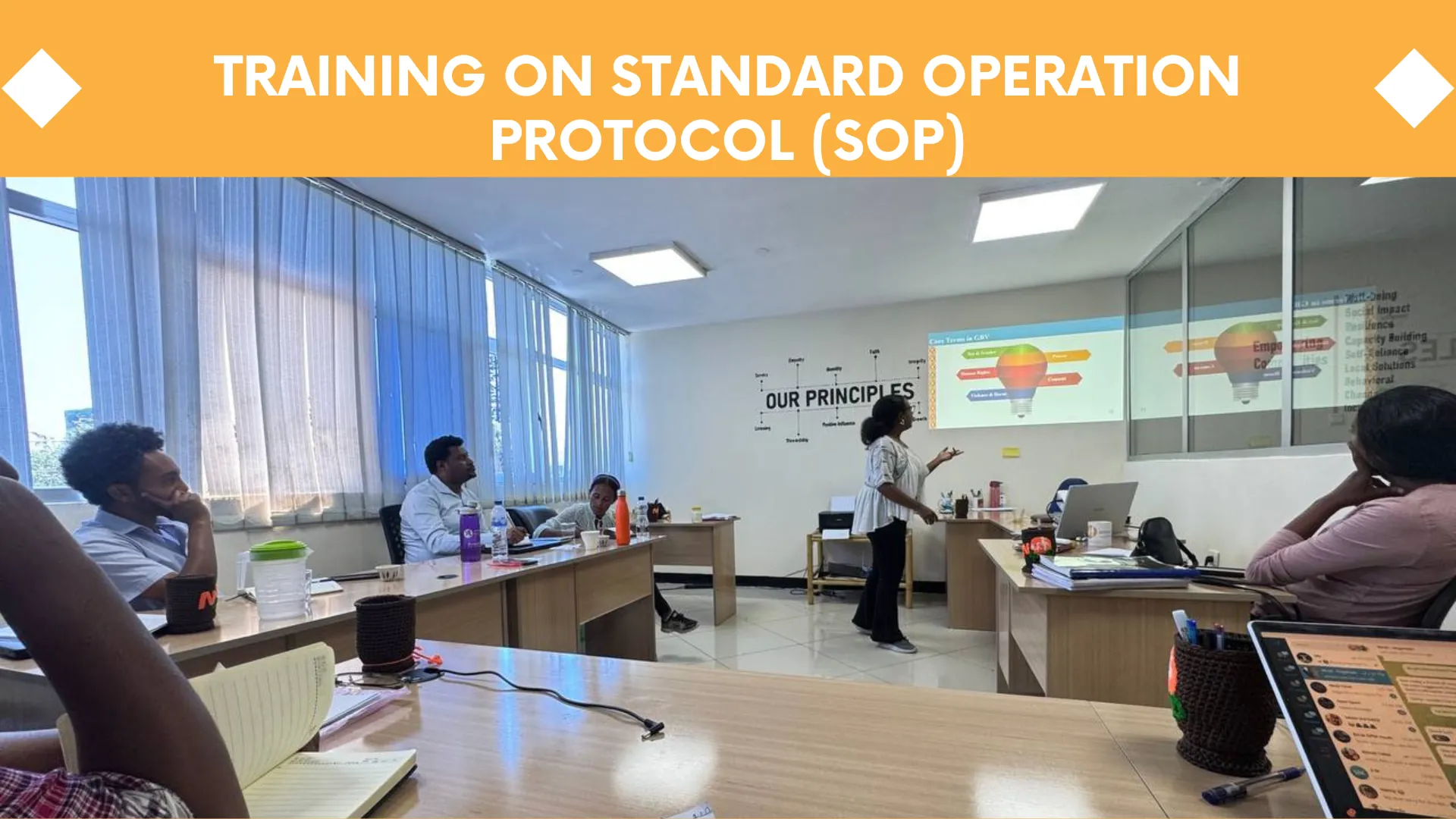 Strengthening GBV response through SOP training for N4ED staff